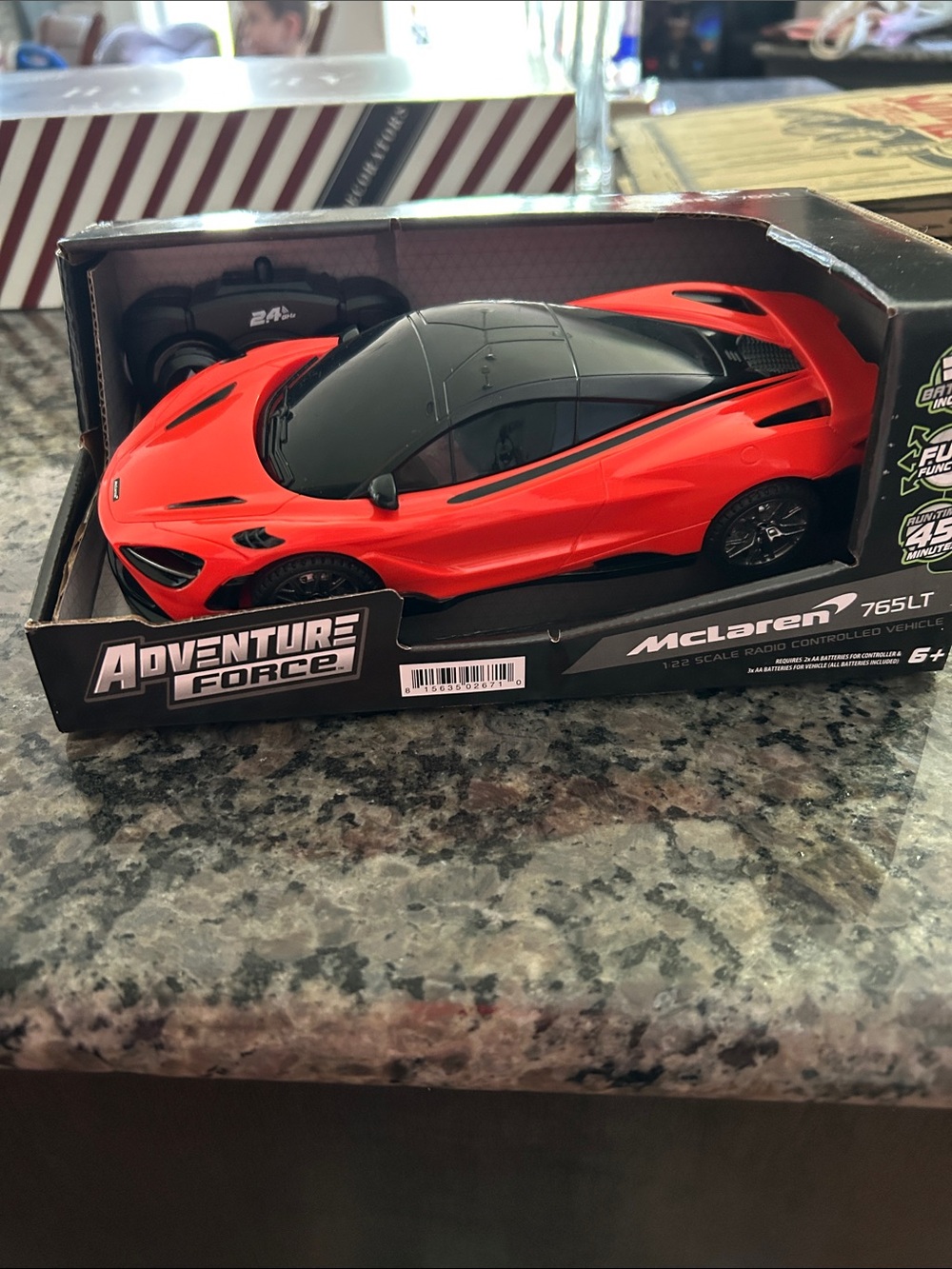 Adventure Force McLaren 765LT Remote Control Sports Car - Red & Black